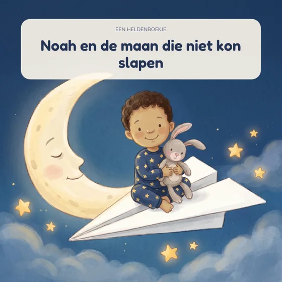 Kaft van De maan die niet kon slapen
